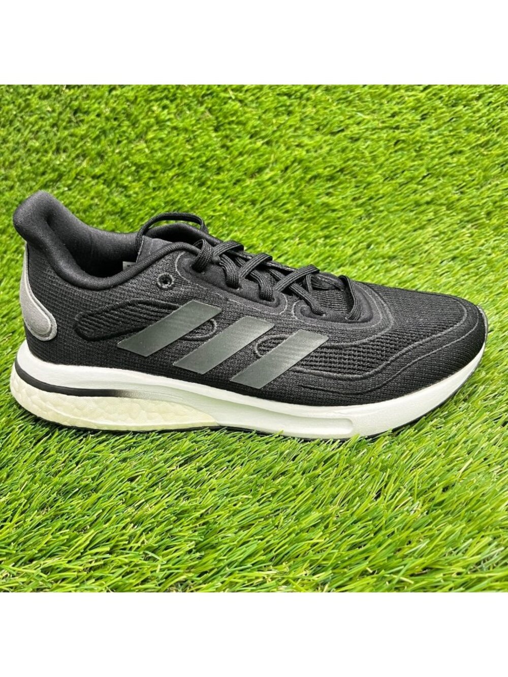 Adidas Supernova Womens Size 5 Black Athletic Running Walking Shoes Sneakers